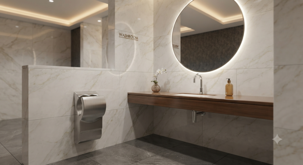 montaż suszarki do rąk w hotelu Siedlce
